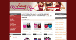 Desktop Screenshot of intimateunderwear4you.com