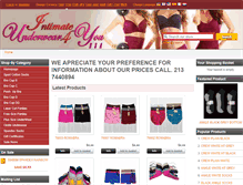 Tablet Screenshot of intimateunderwear4you.com